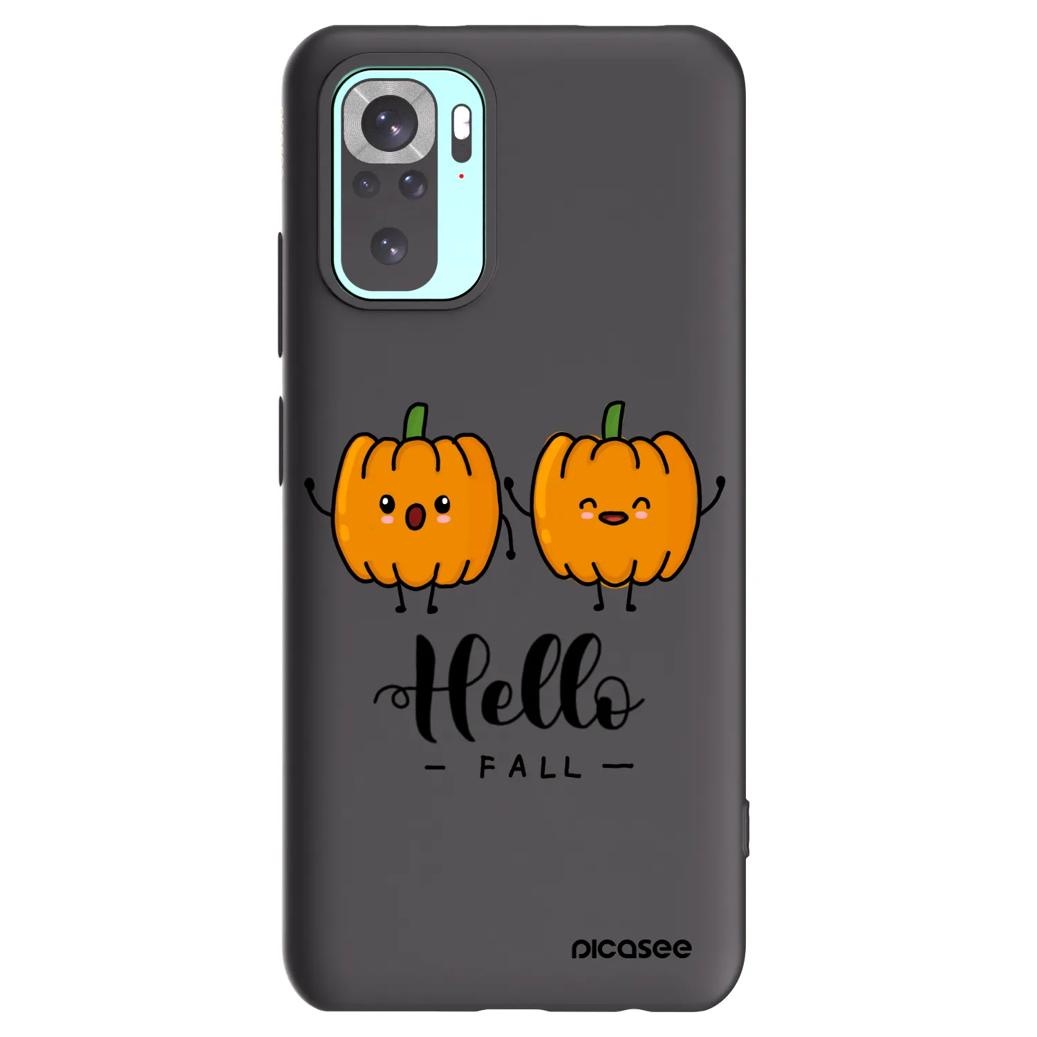 Picasee husă neagră din silicon pentru Xiaomi Redmi Note 10 Pro - Hallo Fall