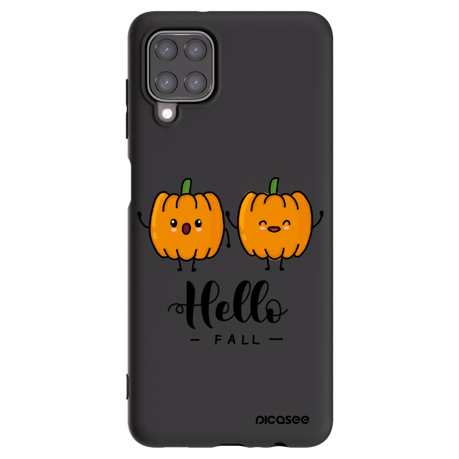 Picasee husă neagră din silicon pentru Samsung Galaxy M12 M127F - Hallo Fall