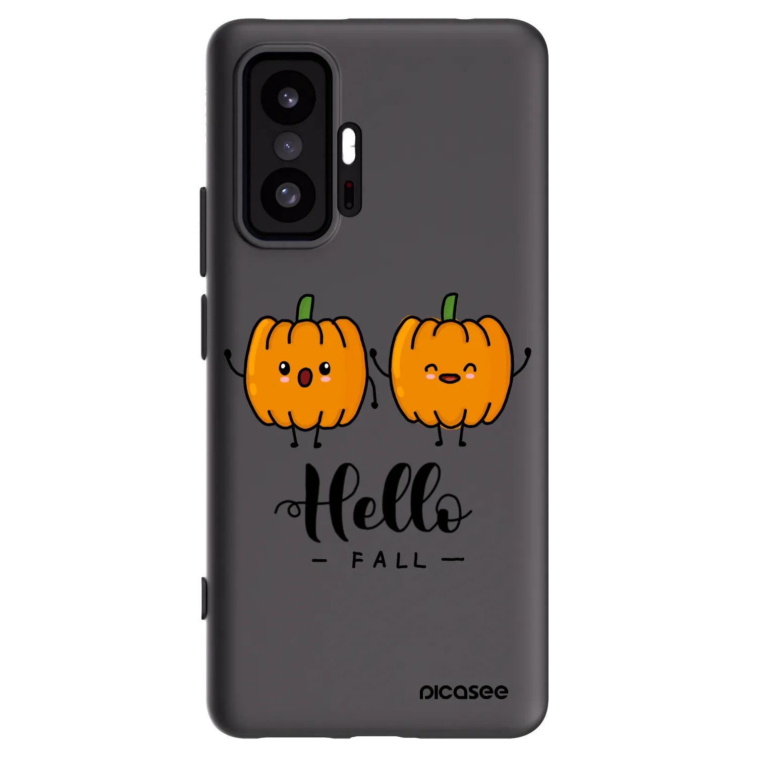 Picasee husă neagră din silicon pentru Xiaomi 11T Pro - Hallo Fall