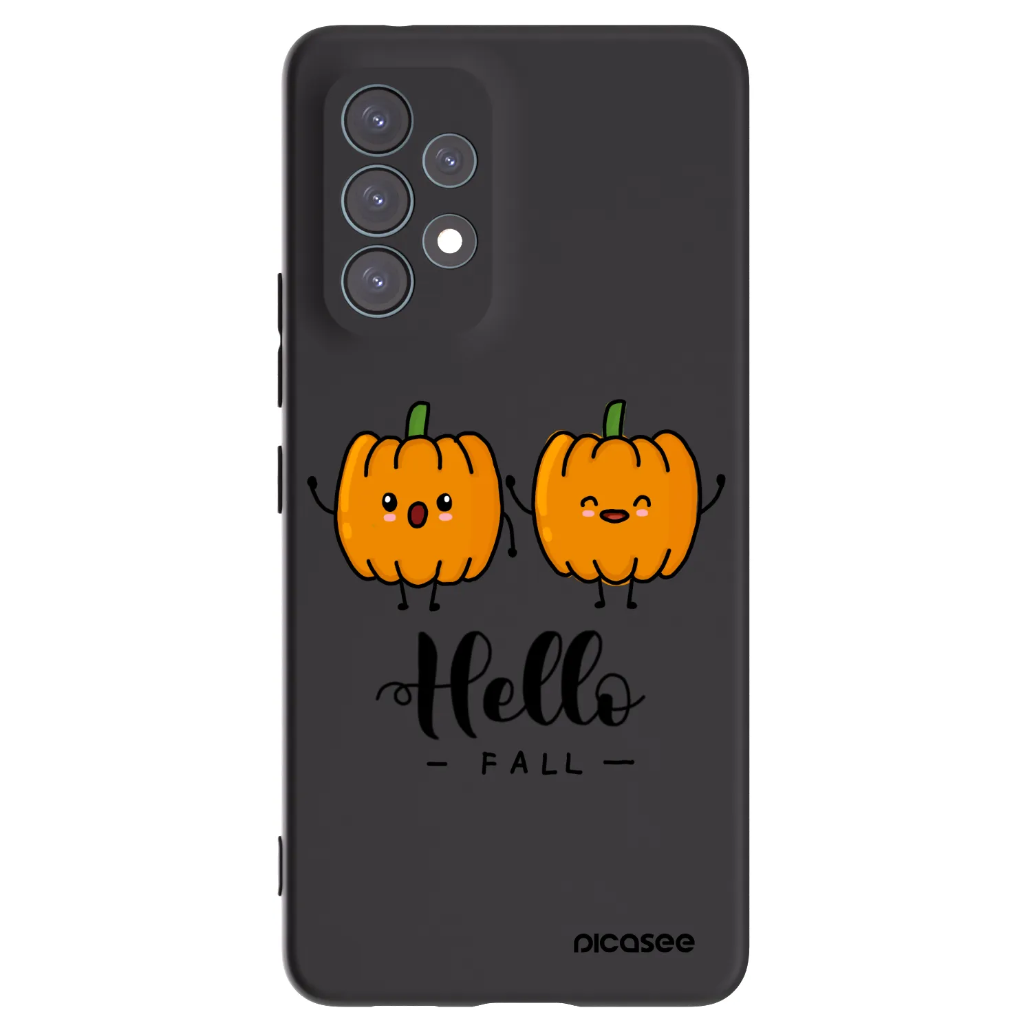 Picasee husă neagră din silicon pentru Samsung Galaxy A53 5G A536 - Hallo Fall