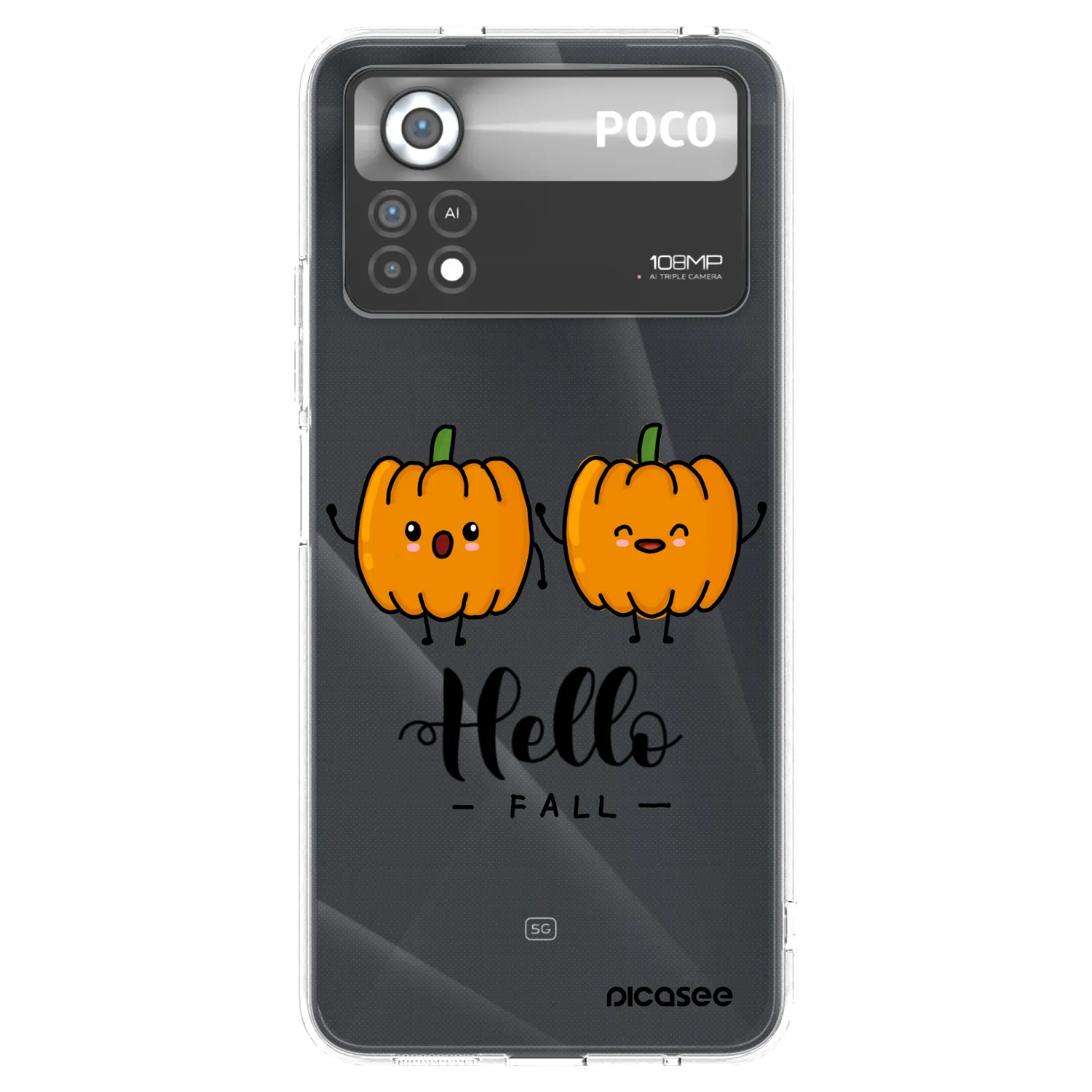 Picasee husă transparentă din silicon pentru Xiaomi Poco X4 Pro 5G - Hallo Fall