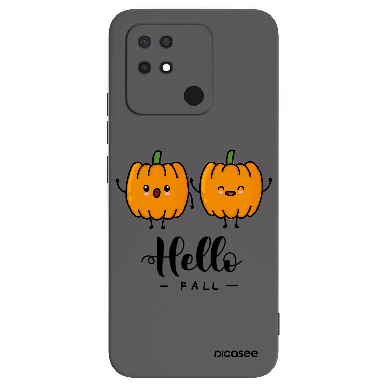 Picasee husă neagră din silicon pentru Xiaomi Redmi 10C - Hallo Fall
