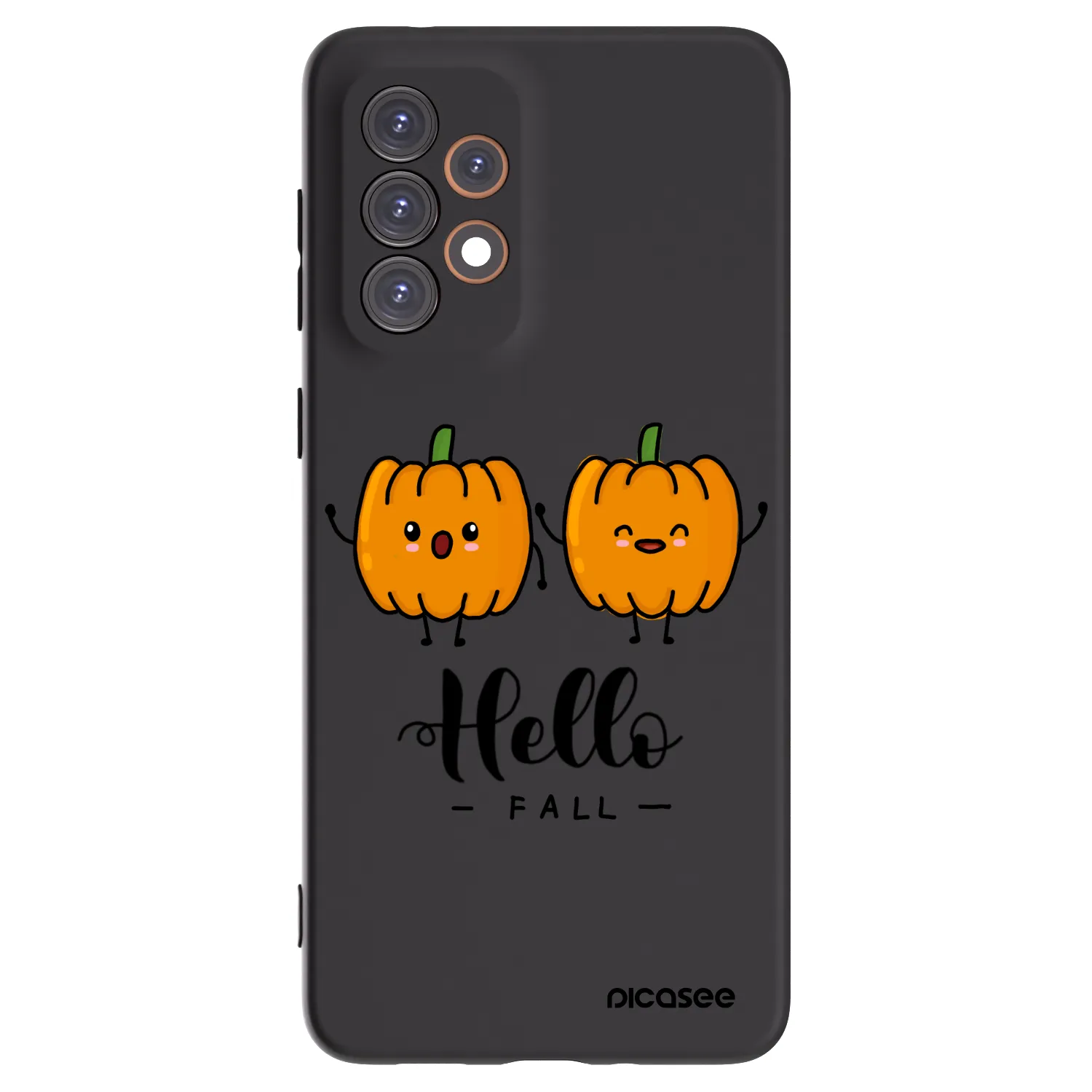 Picasee husă neagră din silicon pentru Samsung Galaxy A33 5G A336 - Hallo Fall