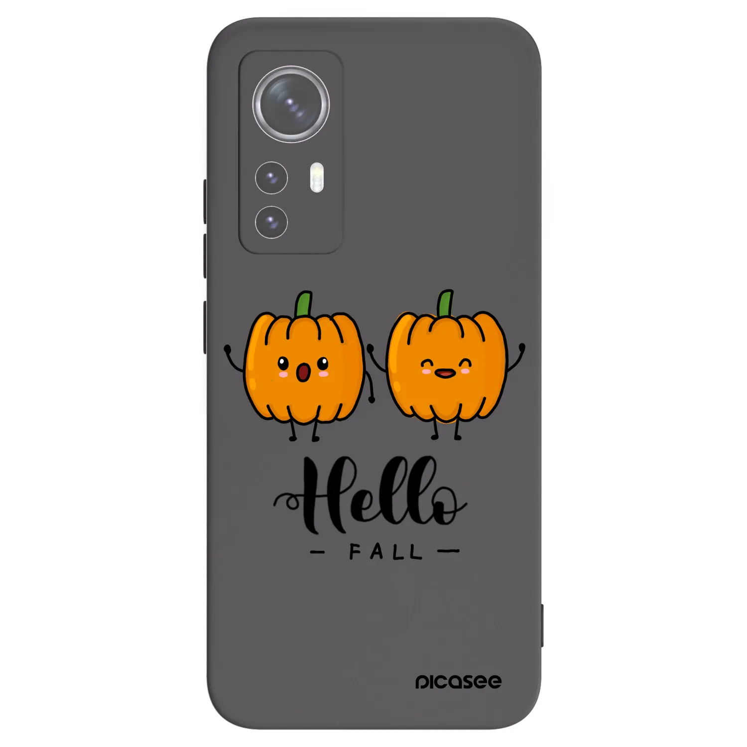 Picasee husă neagră din silicon pentru Xiaomi 12X - Hallo Fall