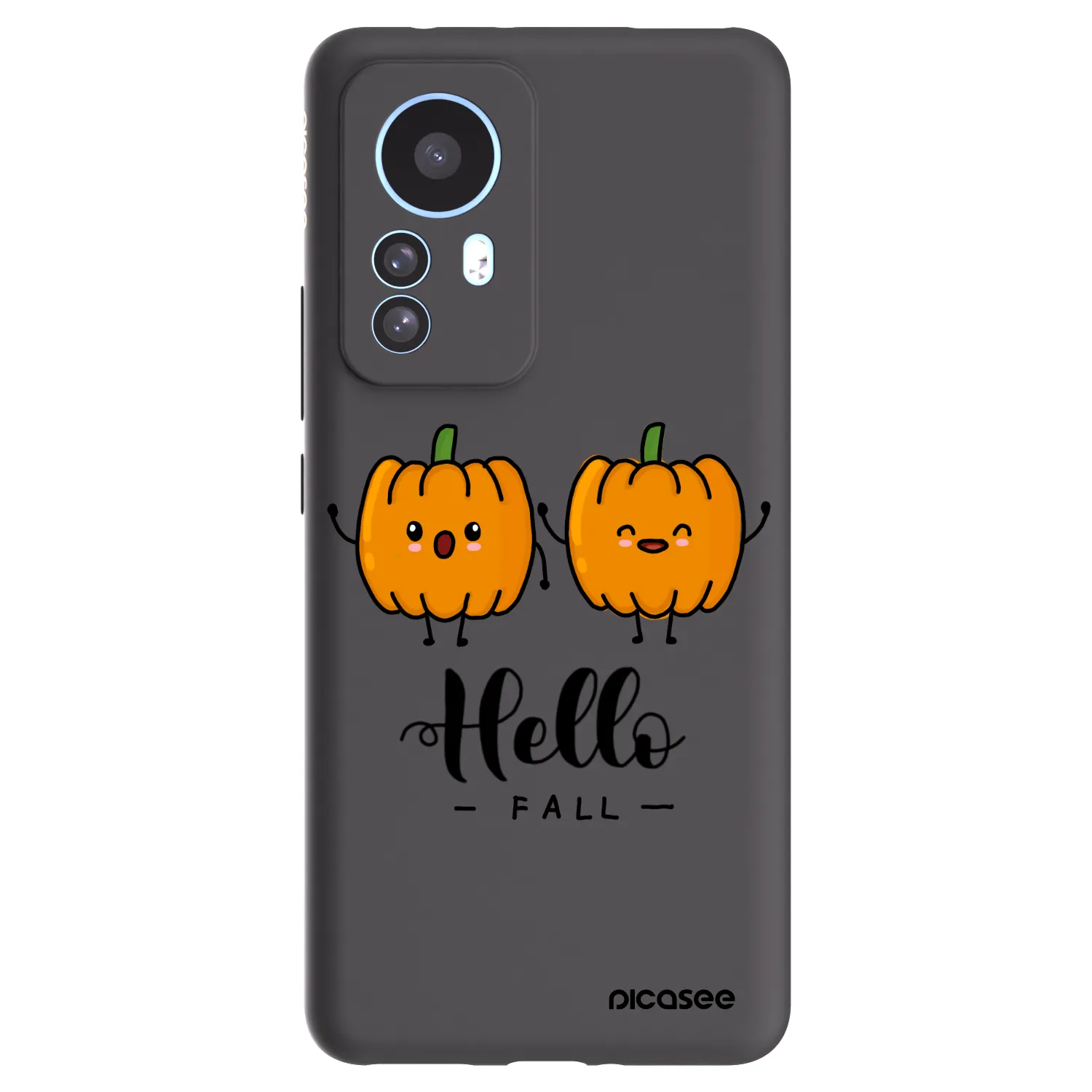Picasee husă neagră din silicon pentru Xiaomi 12T - Hallo Fall