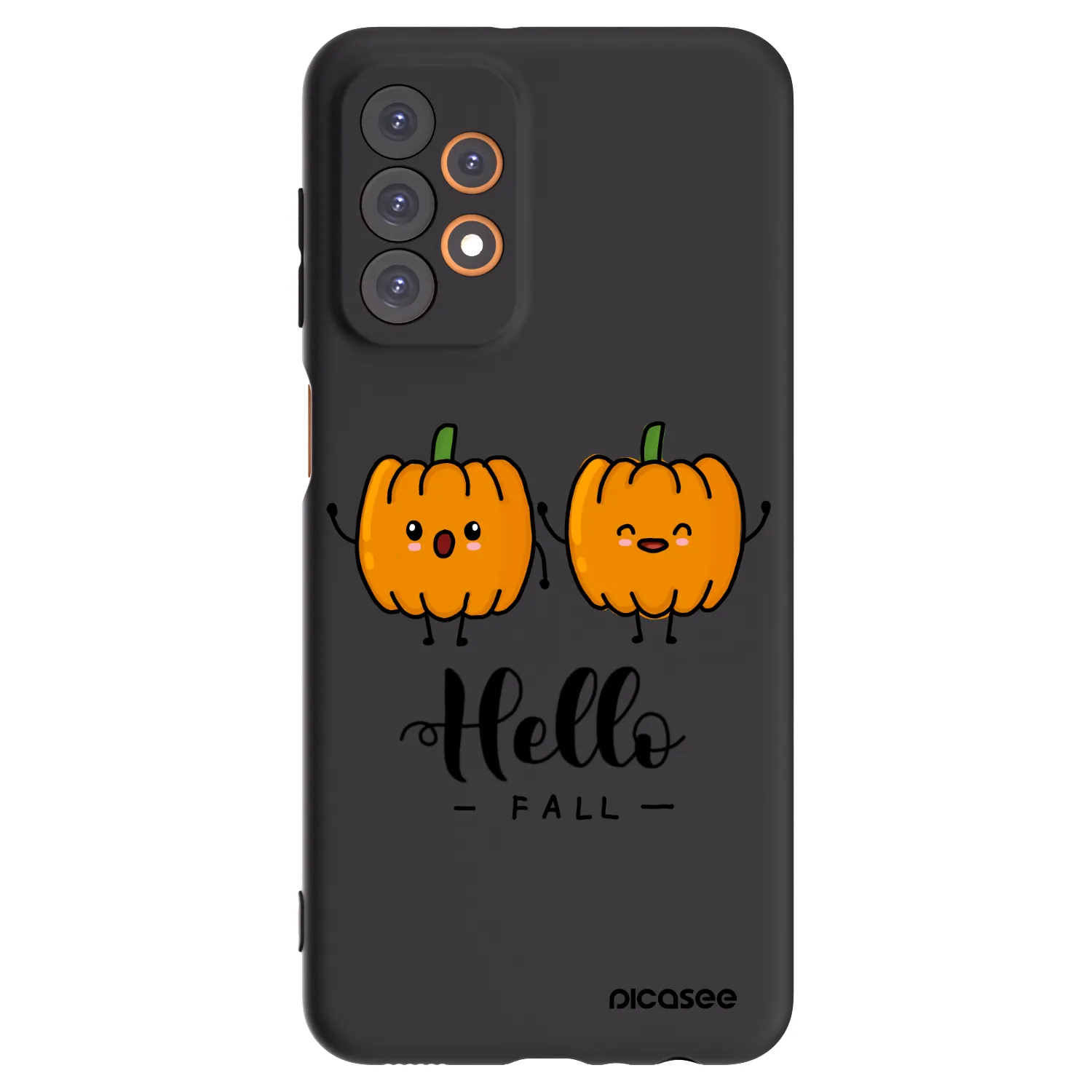 Picasee husă neagră din silicon pentru Samsung Galaxy A23 A236B 5G - Hallo Fall