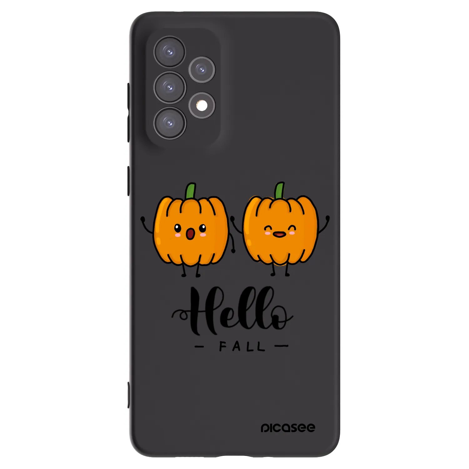 Picasee husă neagră din silicon pentru Samsung Galaxy A73 5G - Hallo Fall