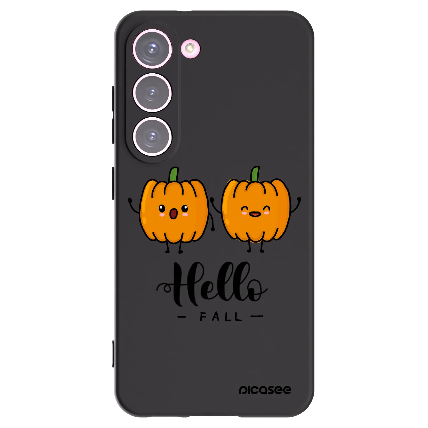 Picasee husă neagră din silicon pentru Samsung Galaxy S23 5G - Hallo Fall
