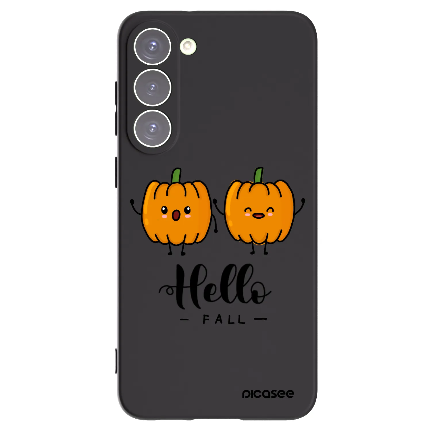 Picasee husă neagră din silicon pentru Samsung Galaxy S23+ 5G - Hallo Fall