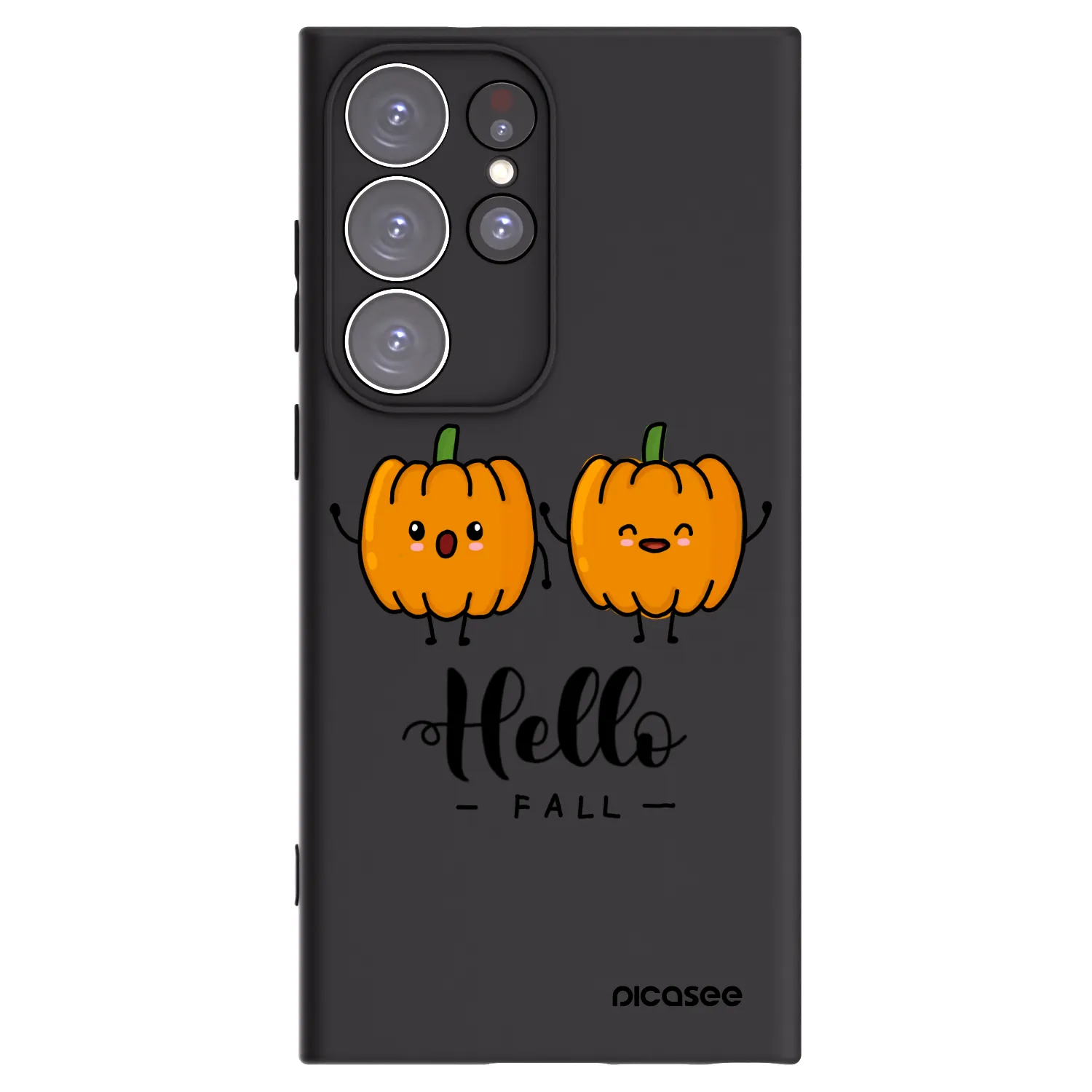 Picasee husă neagră din silicon pentru Samsung Galaxy S23 Ultra 5G - Hallo Fall