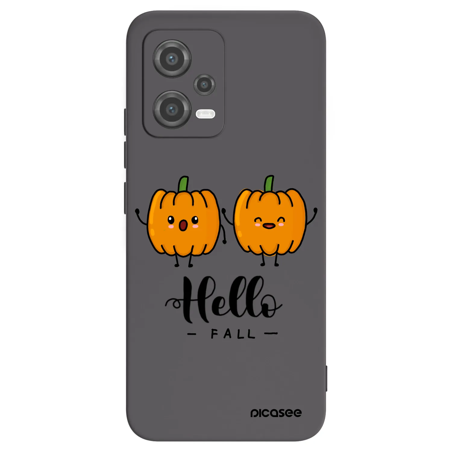 Picasee husă neagră din silicon pentru Xiaomi Poco X5 - Hallo Fall