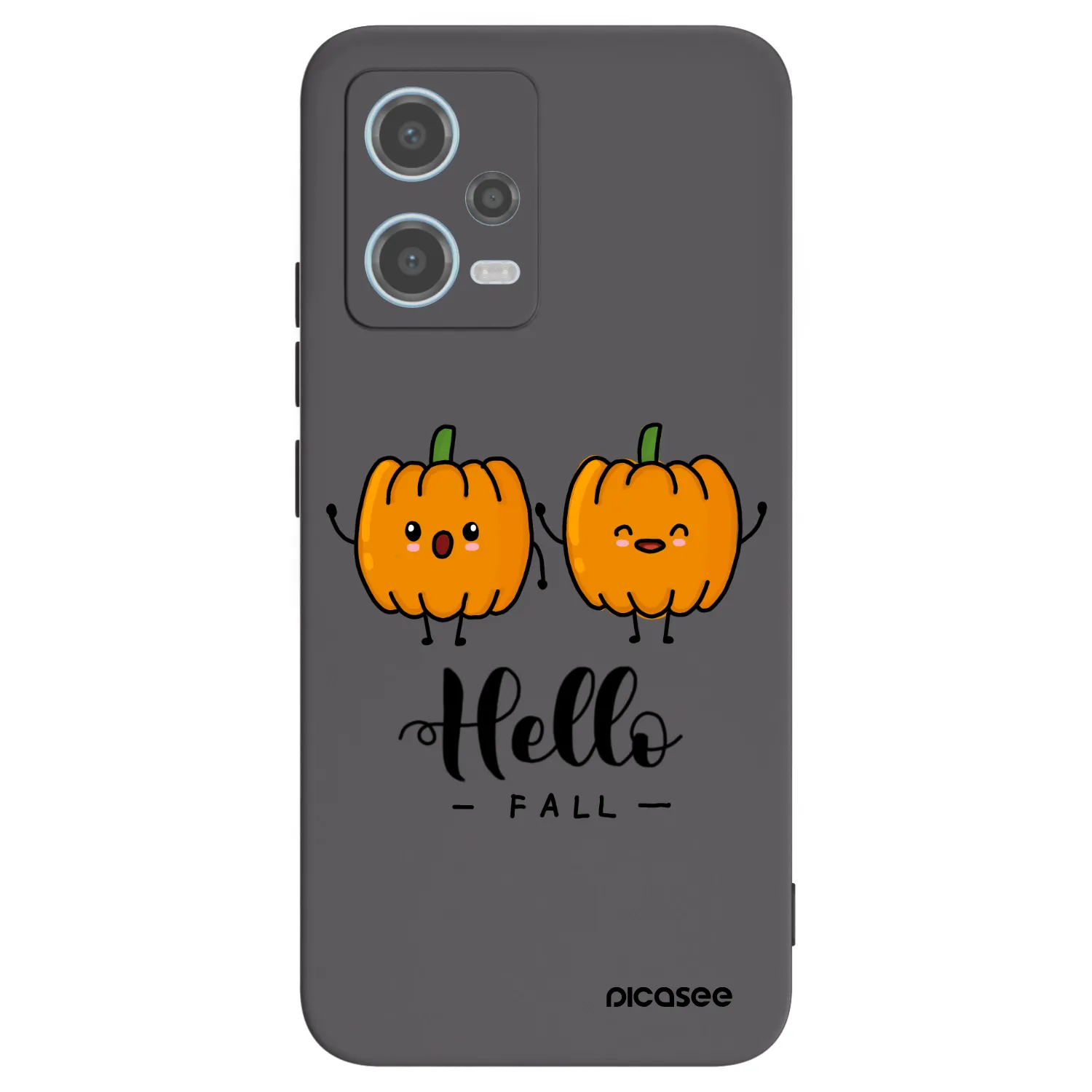 Picasee husă neagră din silicon pentru Xiaomi Redmi Note 12 5G - Hallo Fall