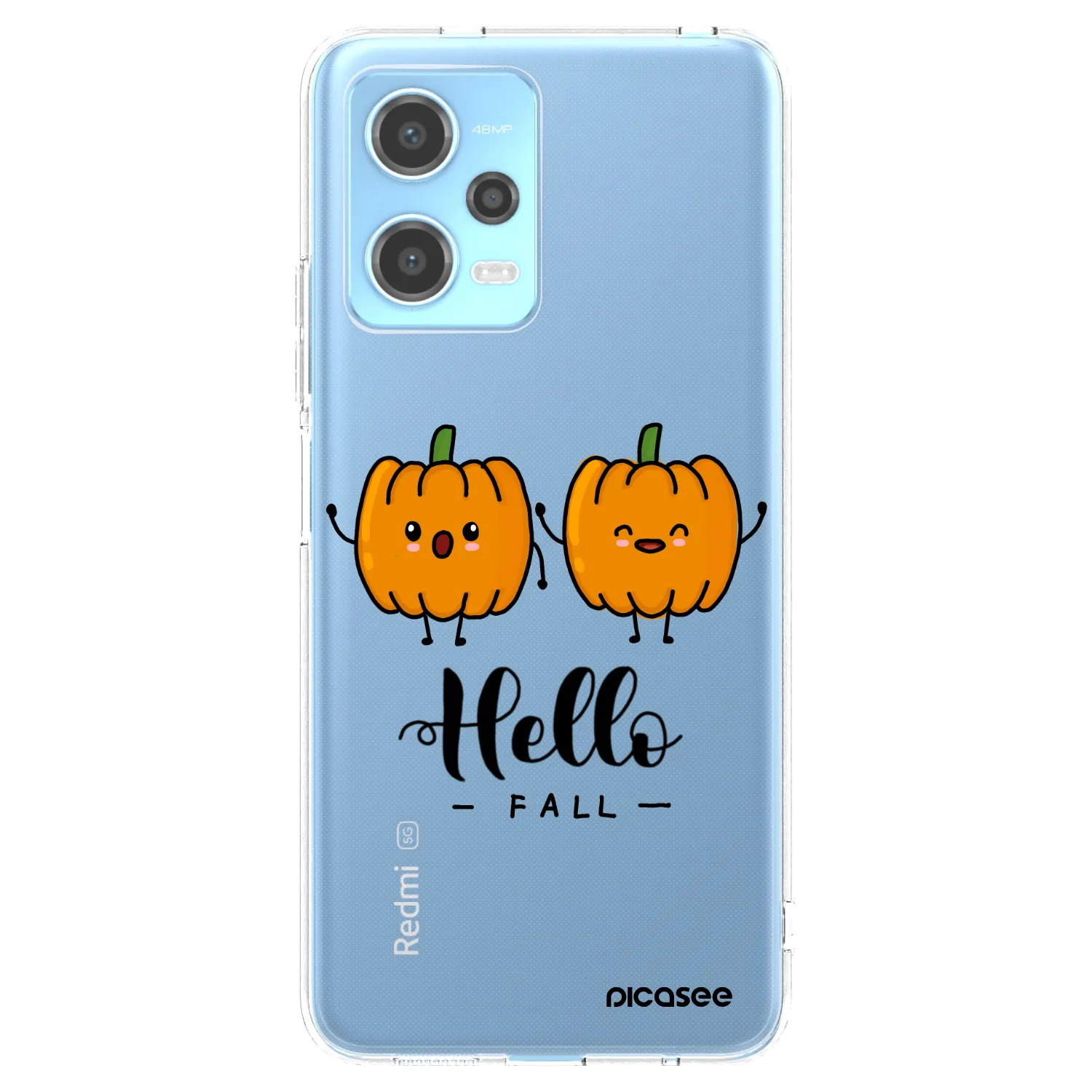 Picasee husă transparentă din silicon pentru Xiaomi Redmi Note 12 5G - Hallo Fall