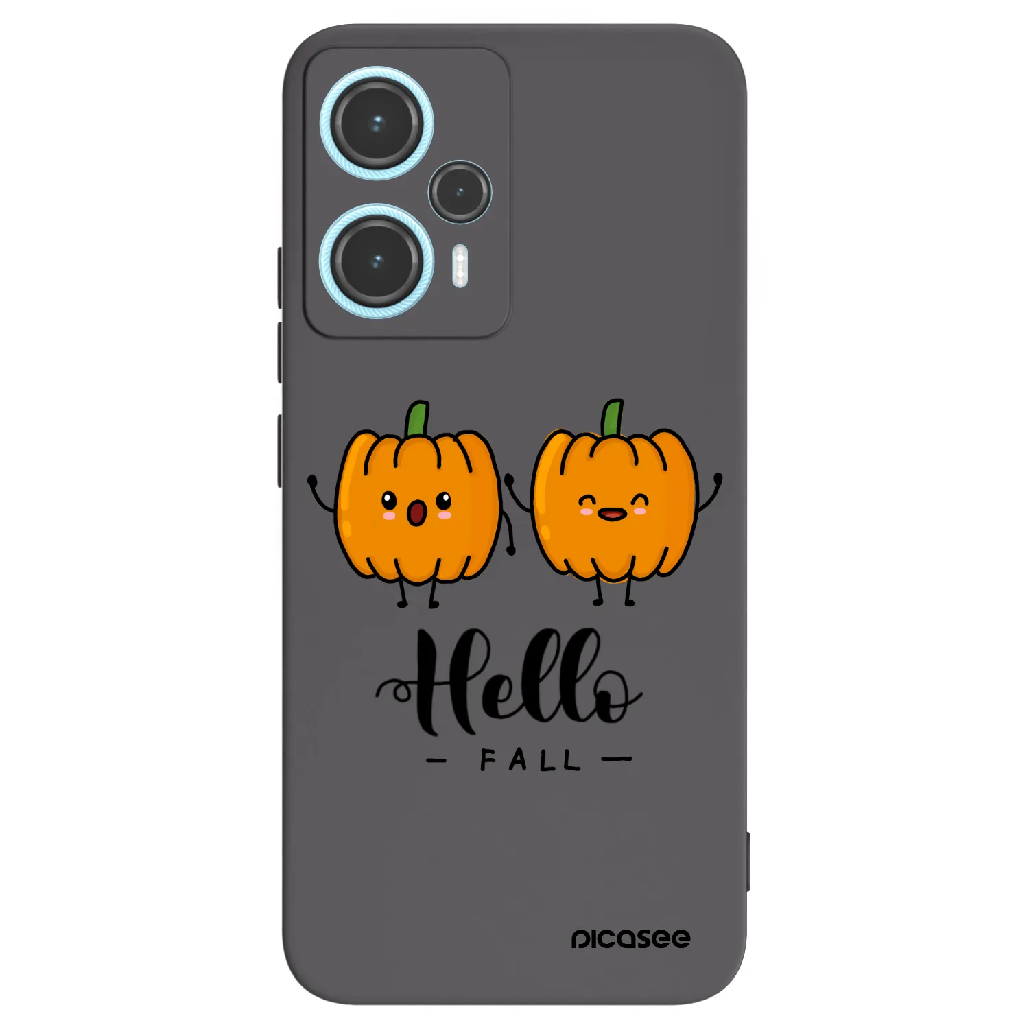 Picasee husă neagră din silicon pentru Xiaomi Poco F5 - Hallo Fall