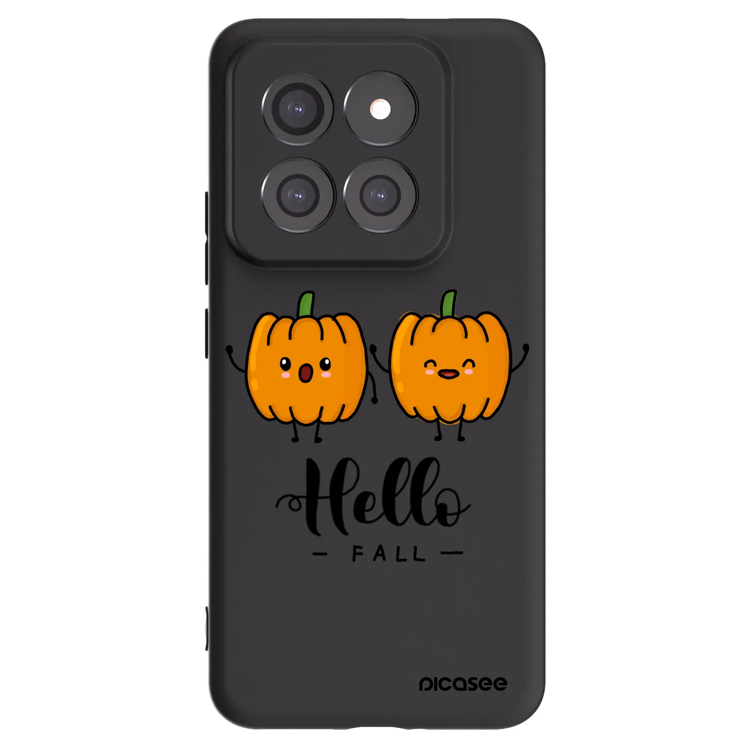 Picasee husă neagră din silicon pentru Xiaomi 14 Pro - Hallo Fall