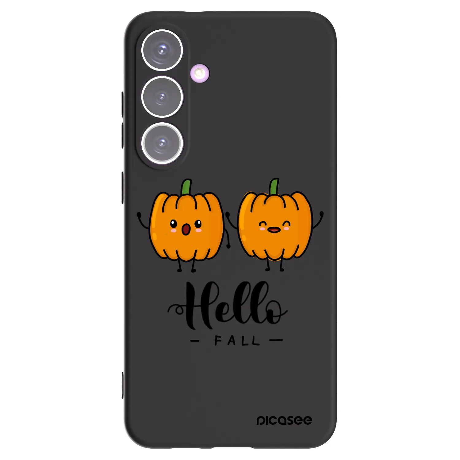 Picasee husă neagră din silicon pentru Samsung Galaxy S24+ S926B 5G - Hallo Fall