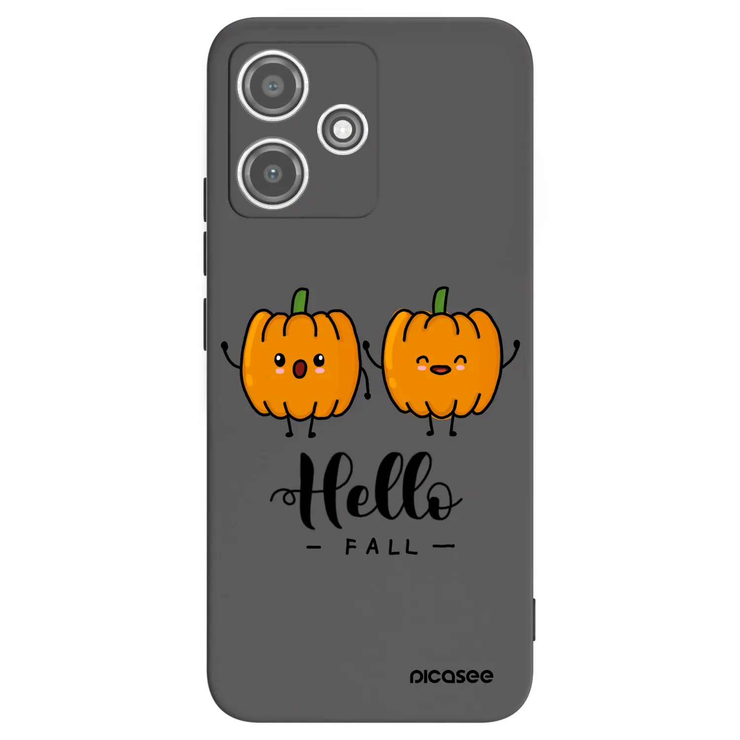 Picasee husă neagră din silicon pentru Xiaomi Redmi 12 5G - Hallo Fall