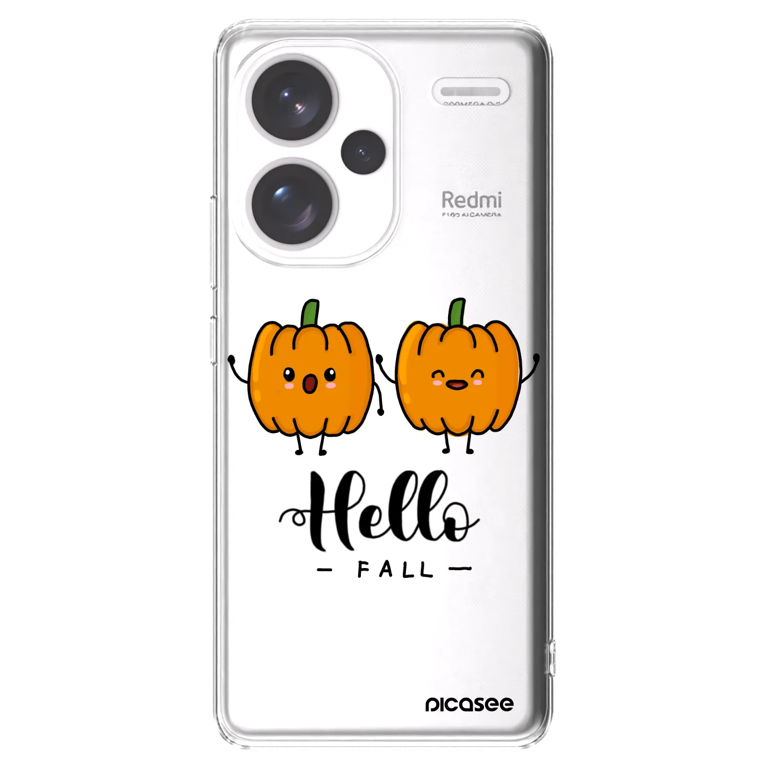 Picasee husă transparentă din silicon pentru Xiaomi Redmi Note 13 Pro+ 5G - Hallo Fall