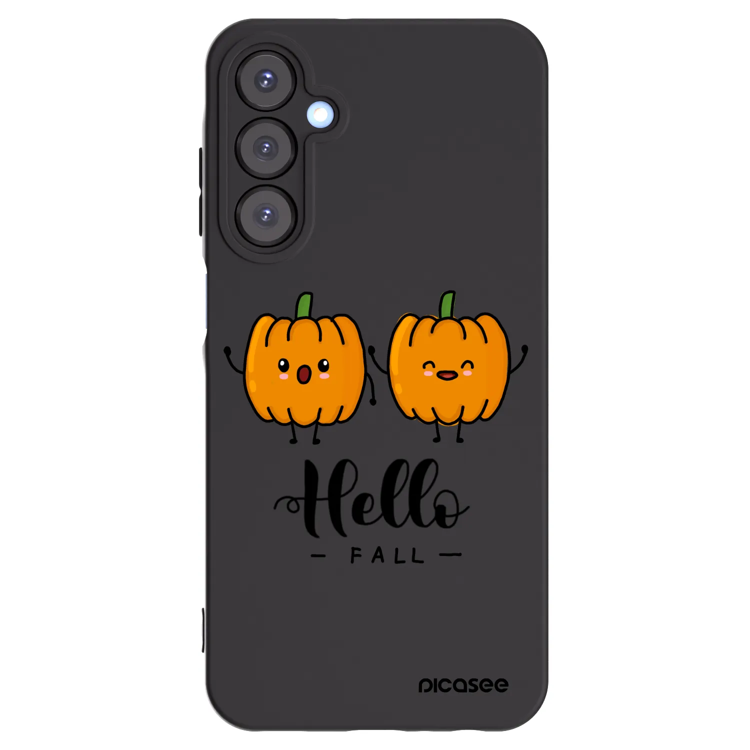 Picasee husă neagră din silicon pentru Samsung Galaxy A25 A256B 5G - Hallo Fall