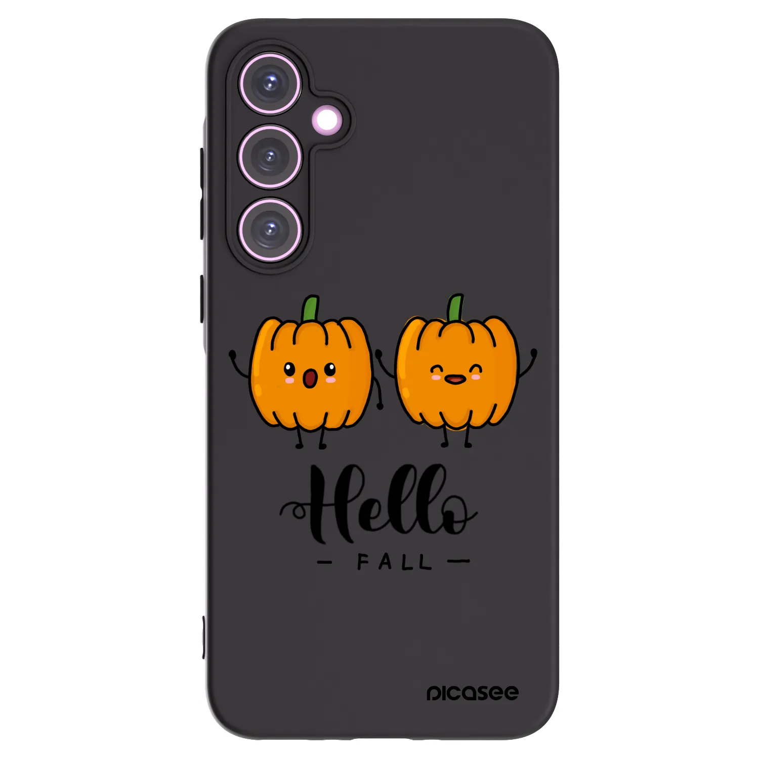 Picasee husă neagră din silicon pentru Samsung Galaxy A35 5G A356B - Hallo Fall