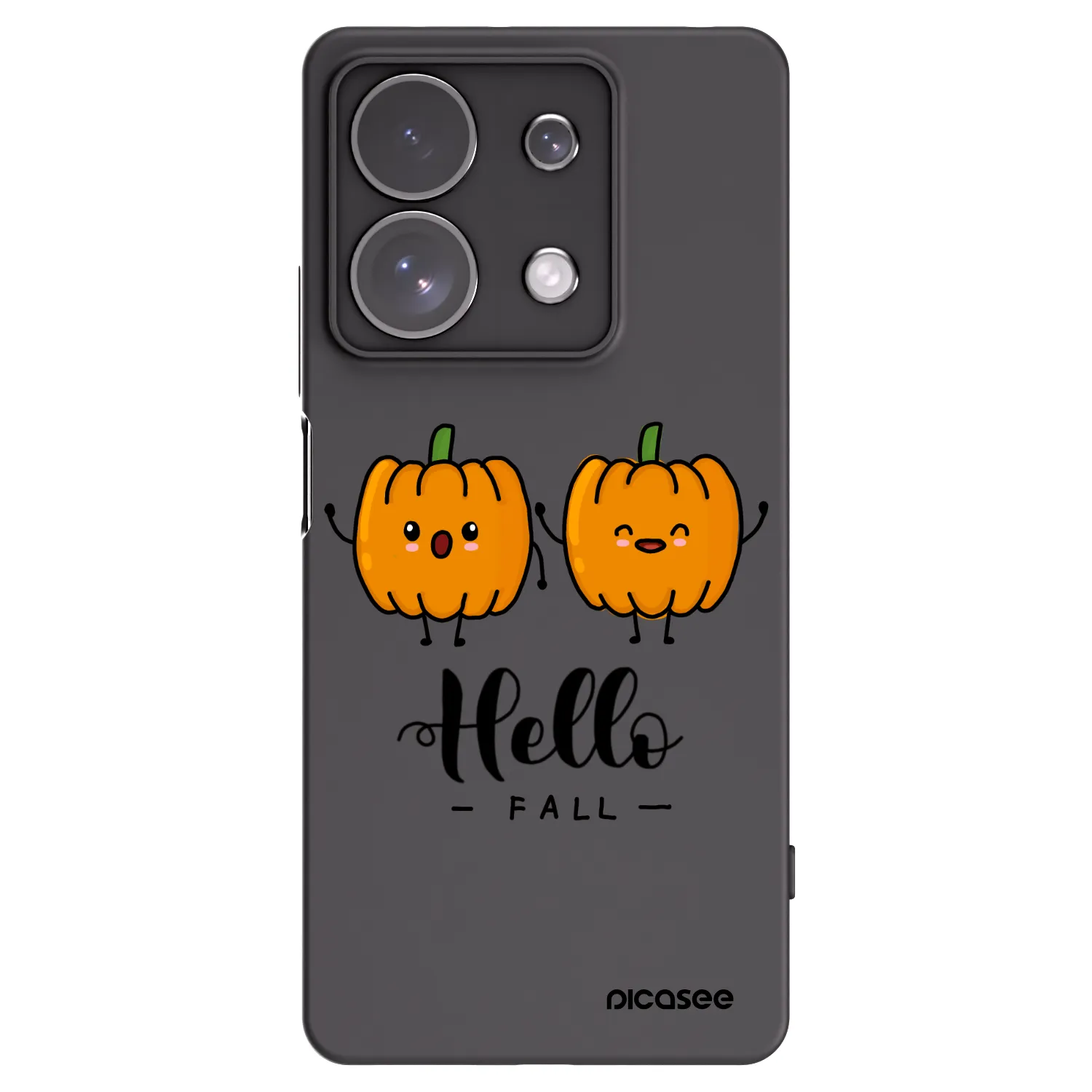 Picasee husă neagră din silicon pentru Xiaomi Redmi Note 13 Pro 4G - Hallo Fall
