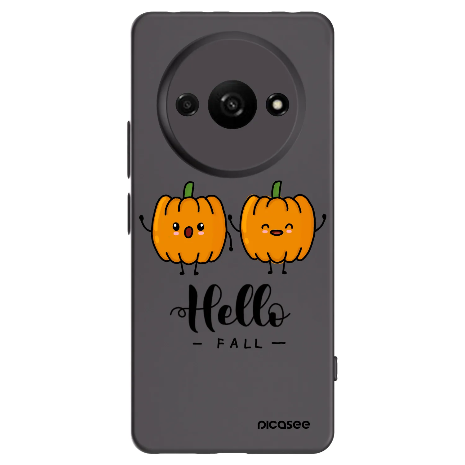 Picasee husă neagră din silicon pentru Xiaomi Redmi A3 - Hallo Fall