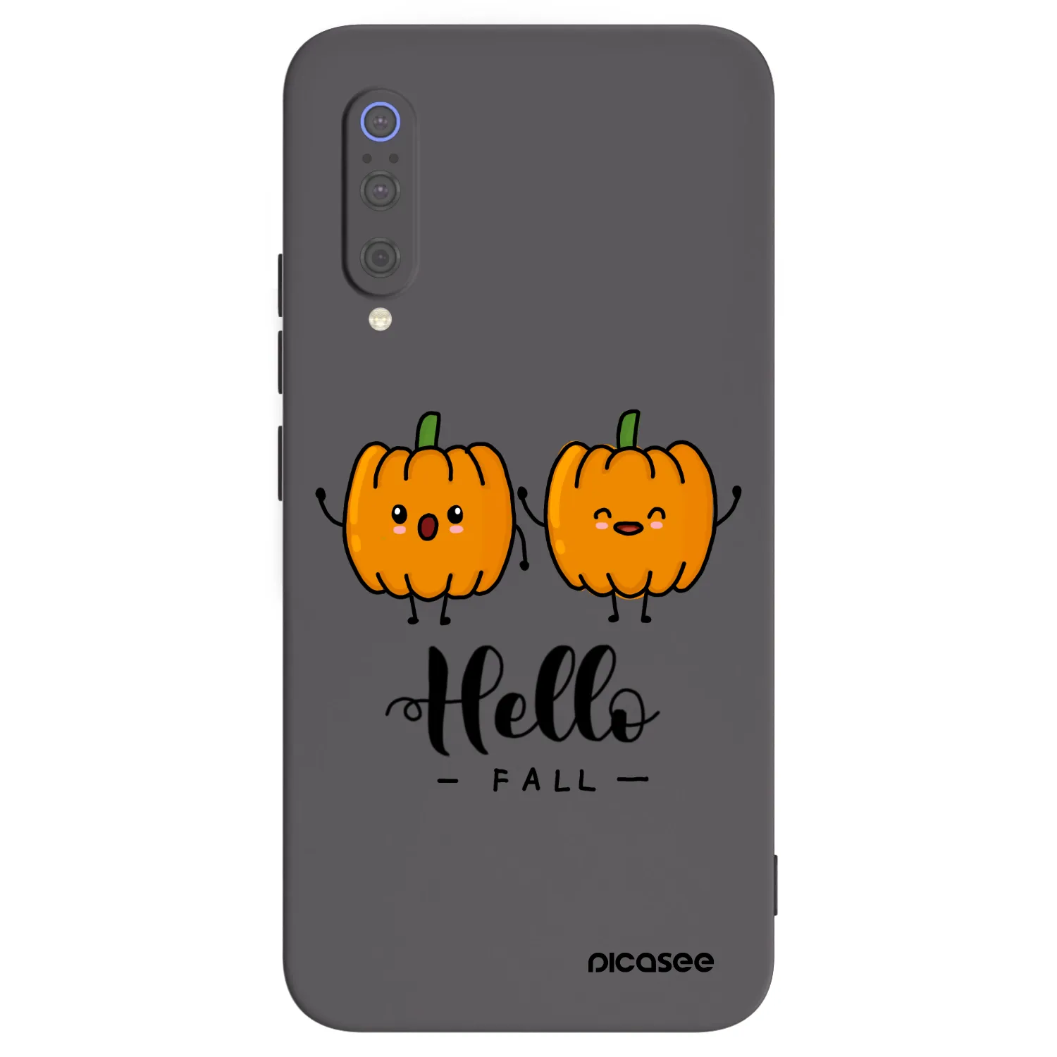 Picasee husă neagră din silicon pentru Xiaomi Mi 9 - Hallo Fall