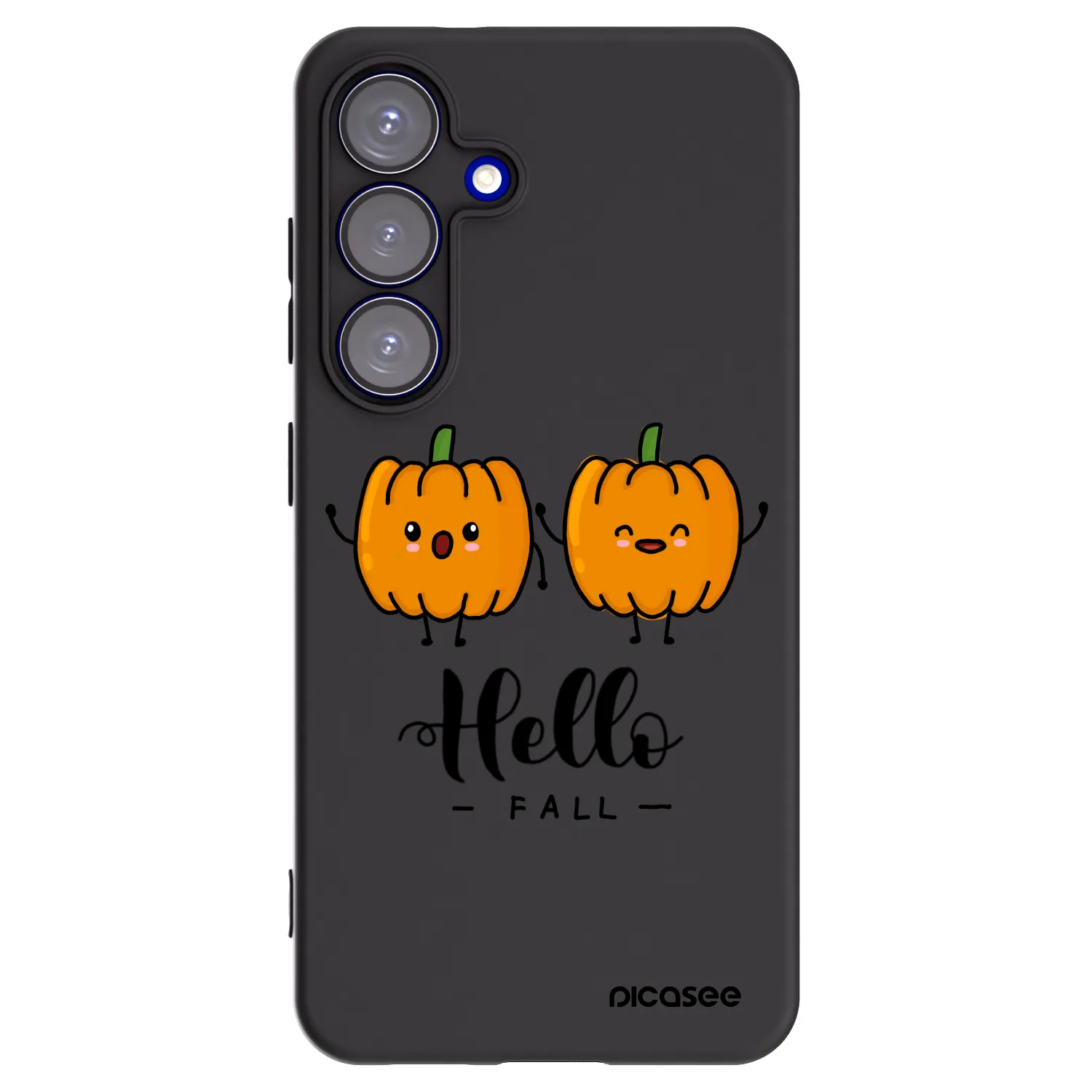 Picasee husă neagră din silicon pentru Samsung Galaxy S25 5G - Hallo Fall