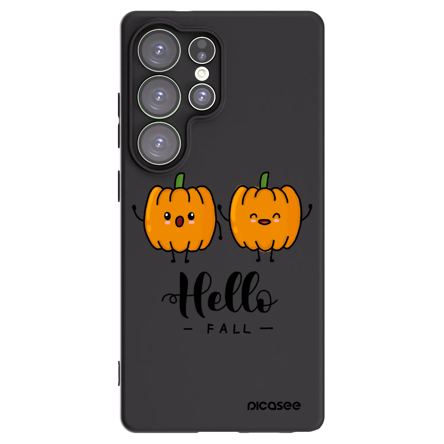 Picasee husă neagră din silicon pentru Samsung Galaxy S25 Ultra 5G - Hallo Fall