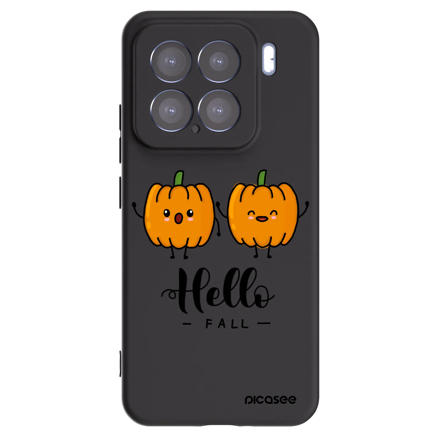 Picasee husă neagră din silicon pentru Xiaomi 15 - Hallo Fall