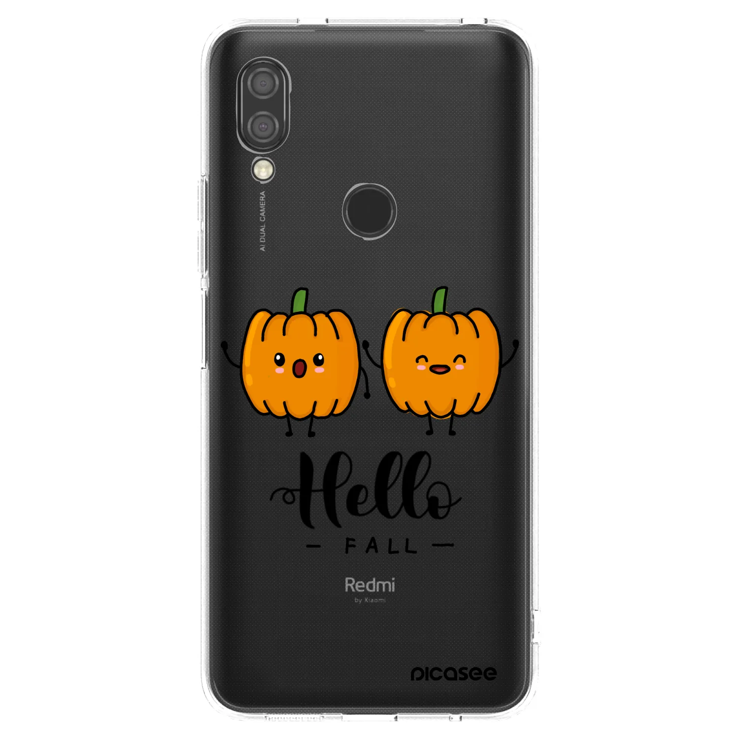 Picasee husă transparentă din silicon pentru Xiaomi Redmi 7 - Hallo Fall