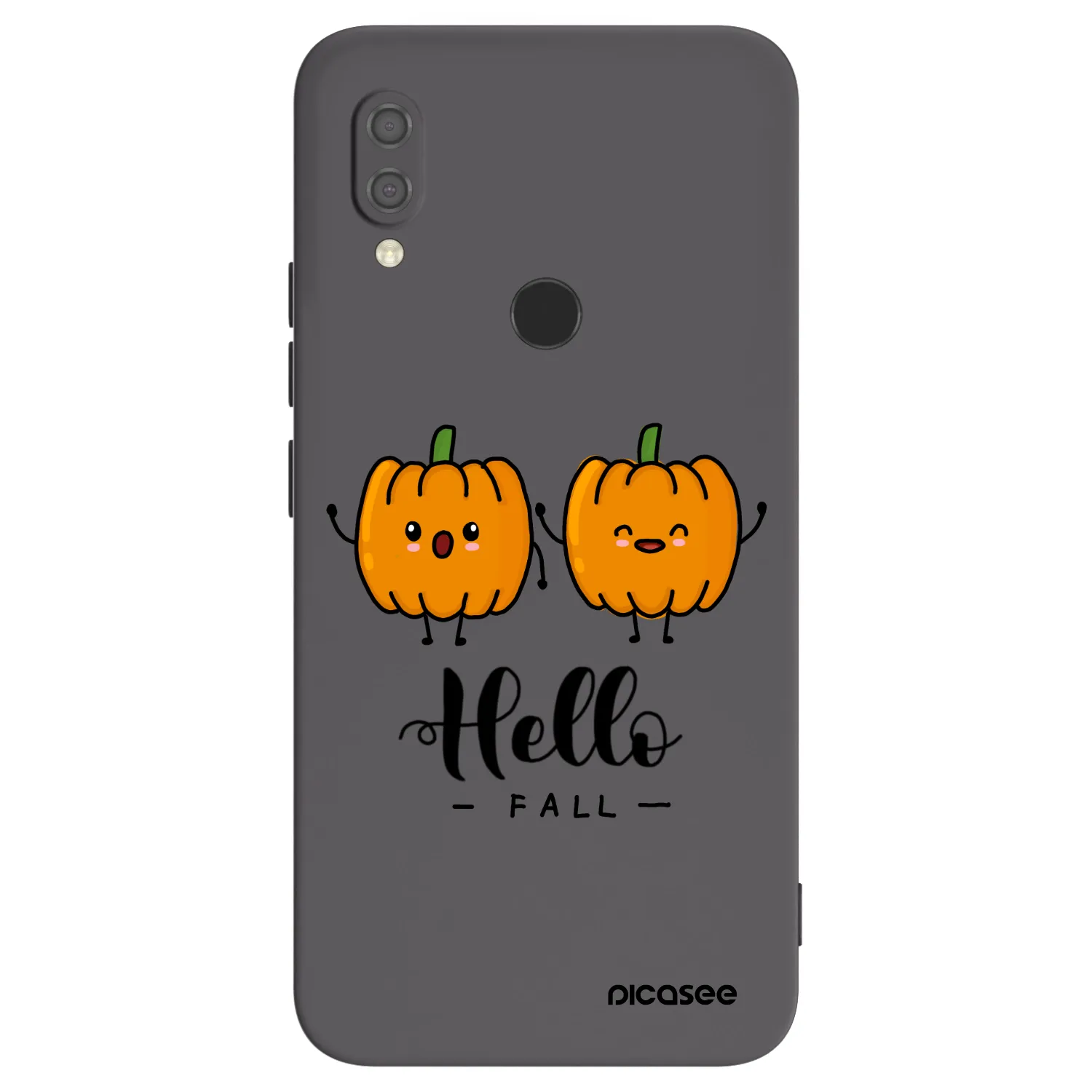 Picasee husă neagră din silicon pentru Xiaomi Redmi 7 - Hallo Fall