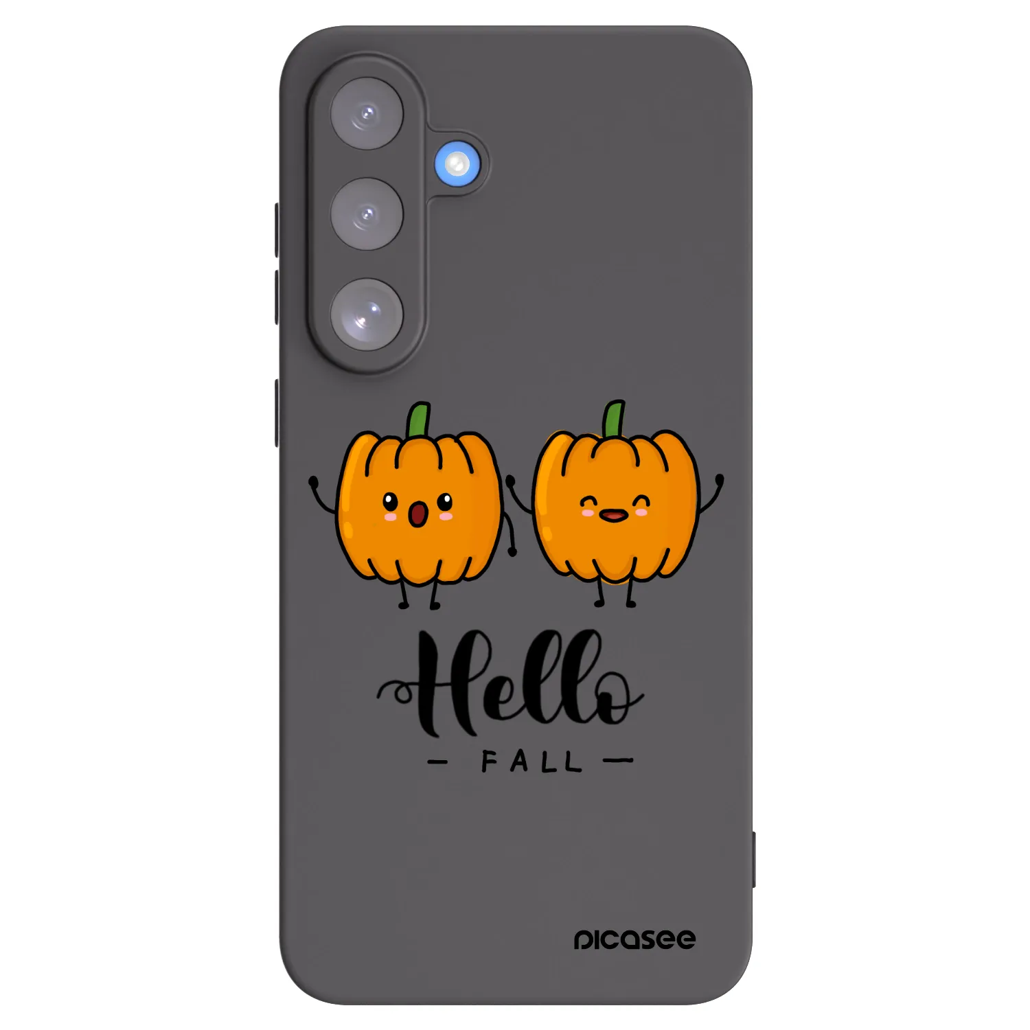 Picasee husă neagră din silicon pentru Samsung Galaxy S25 FE 5G - Hallo Fall
