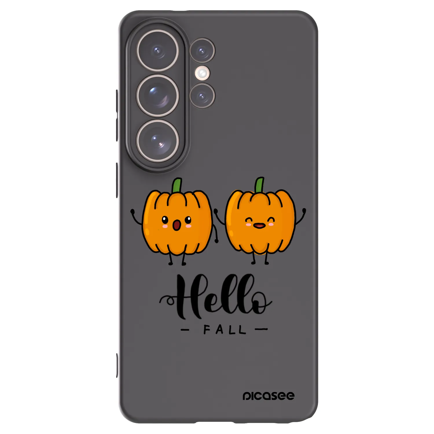 Picasee husă neagră din silicon pentru Samsung Galaxy S26 Ultra - Hallo Fall