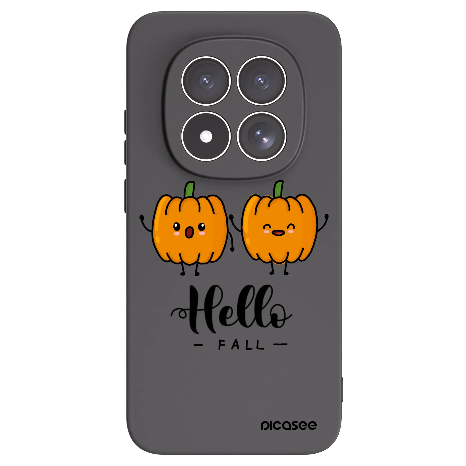 Picasee husă neagră din silicon pentru Xiaomi Redmi Note 15 Pro 5G - Hallo Fall