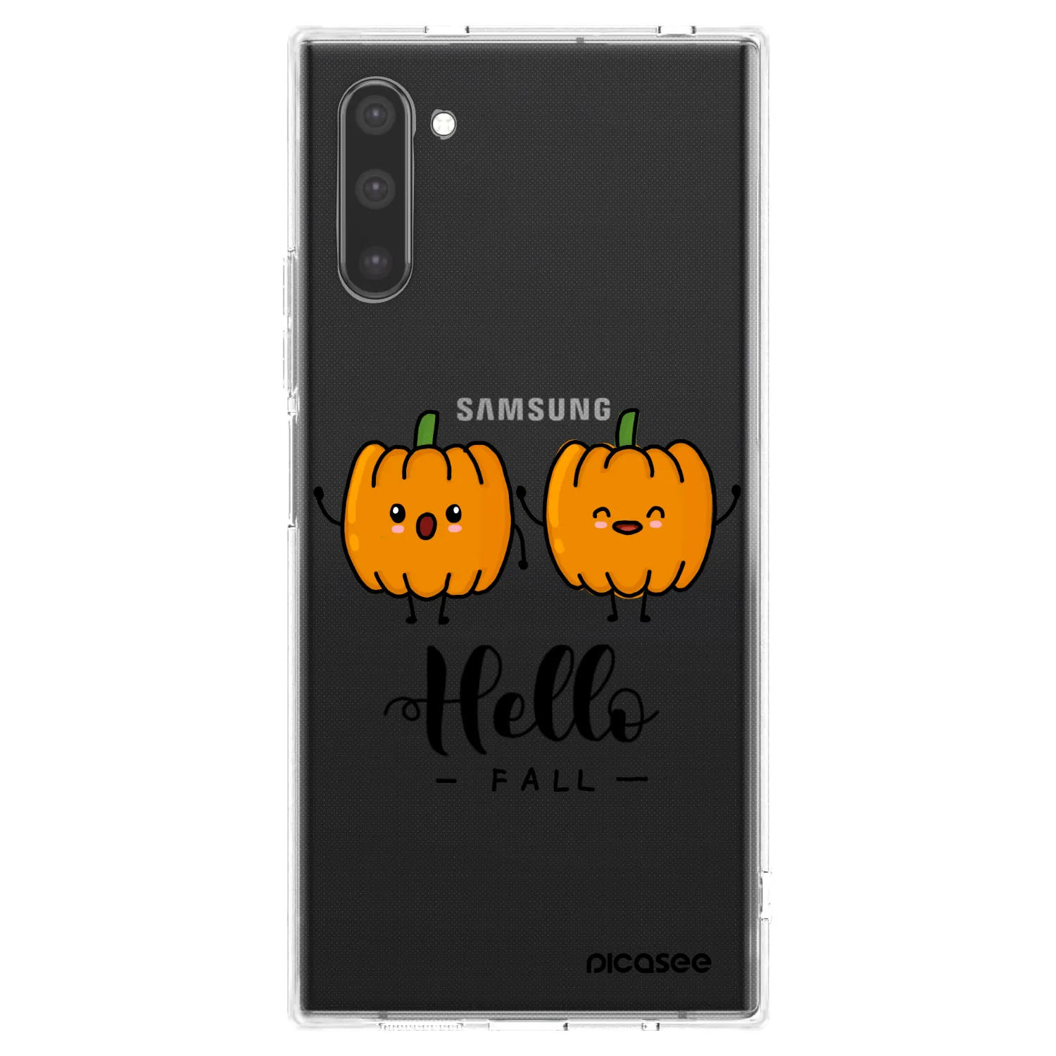 Picasee husă transparentă din silicon pentru Samsung Galaxy Note 10 N970F - Hallo Fall