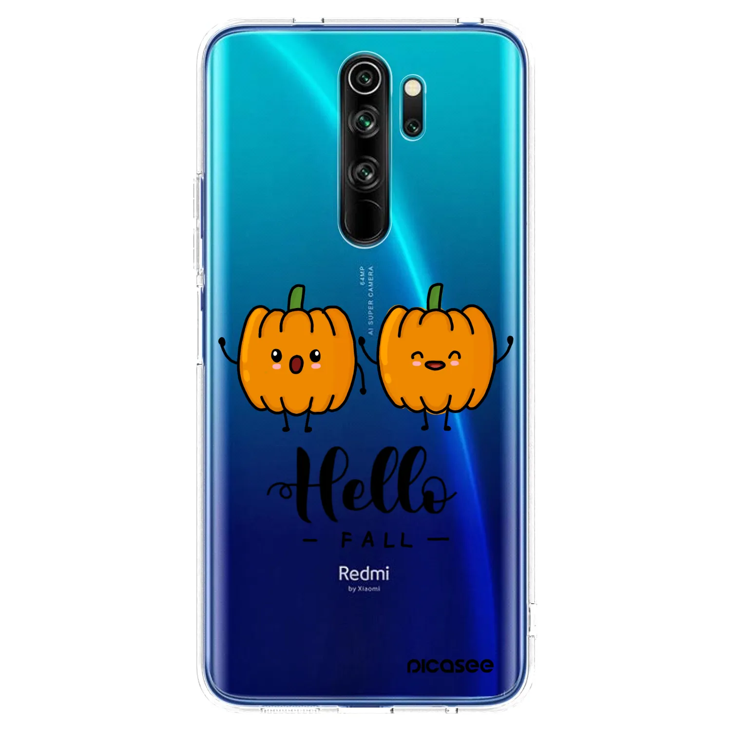Picasee husă transparentă din silicon pentru Xiaomi Redmi Note 8 Pro - Hallo Fall