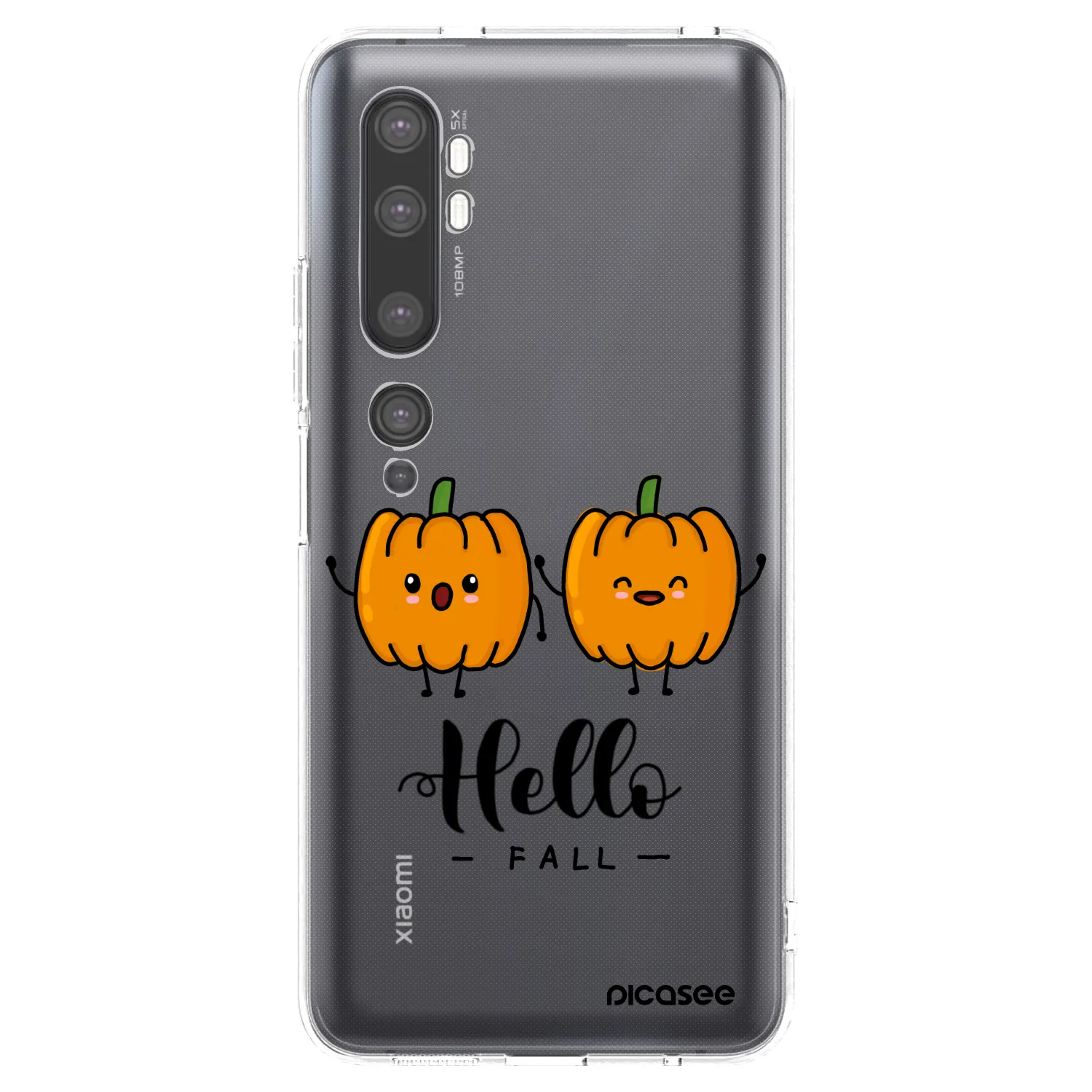 Picasee husă transparentă din silicon pentru Xiaomi Mi Note 10 (Pro) - Hallo Fall