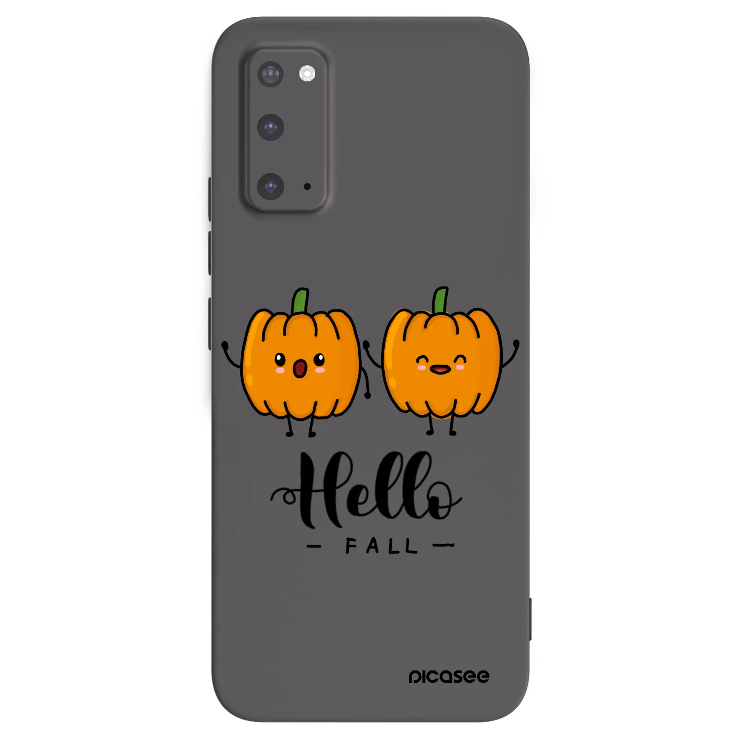 Picasee husă neagră din silicon pentru Samsung Galaxy S20 G980F - Hallo Fall