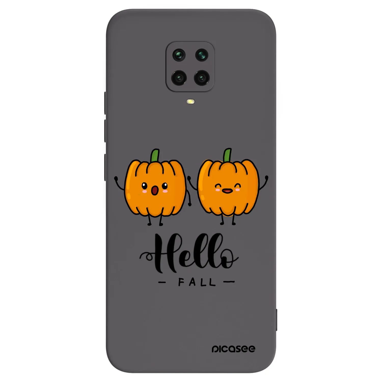 Picasee husă neagră din silicon pentru Xiaomi Redmi Note 9 Pro - Hallo Fall