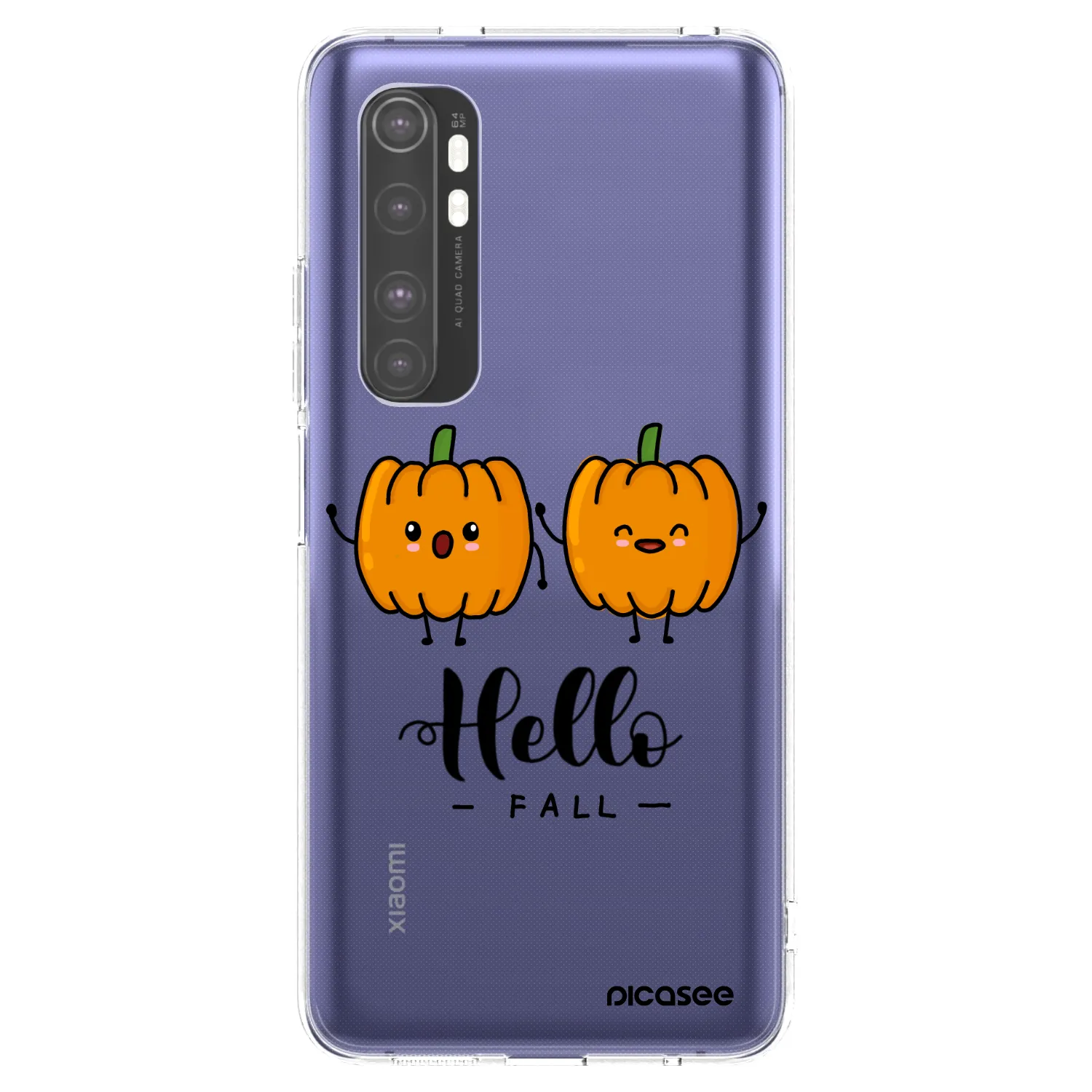 Picasee husă transparentă din silicon pentru Xiaomi Mi Note 10 Lite - Hallo Fall