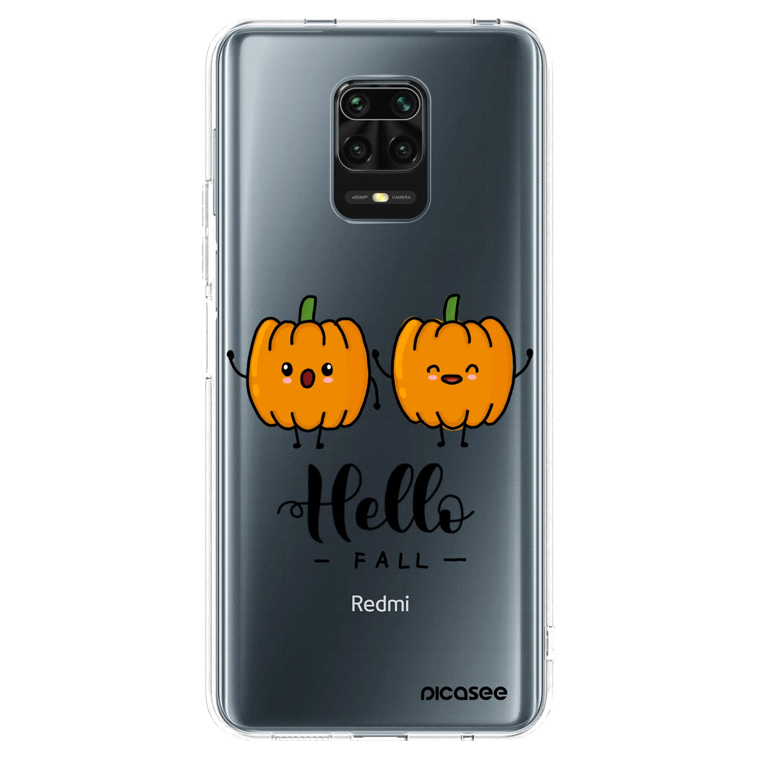 Picasee husă transparentă din silicon pentru Xiaomi Redmi Note 9S - Hallo Fall