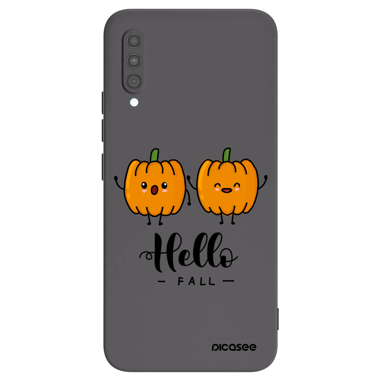 Picasee husă neagră din silicon pentru Samsung Galaxy A30s A307F - Hallo Fall