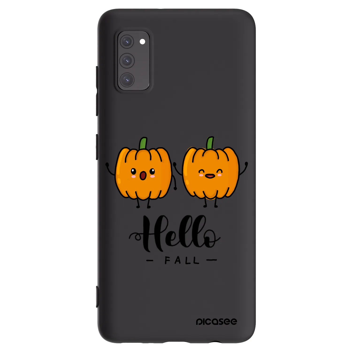 Picasee husă neagră din silicon pentru Samsung Galaxy A41 A415F - Hallo Fall