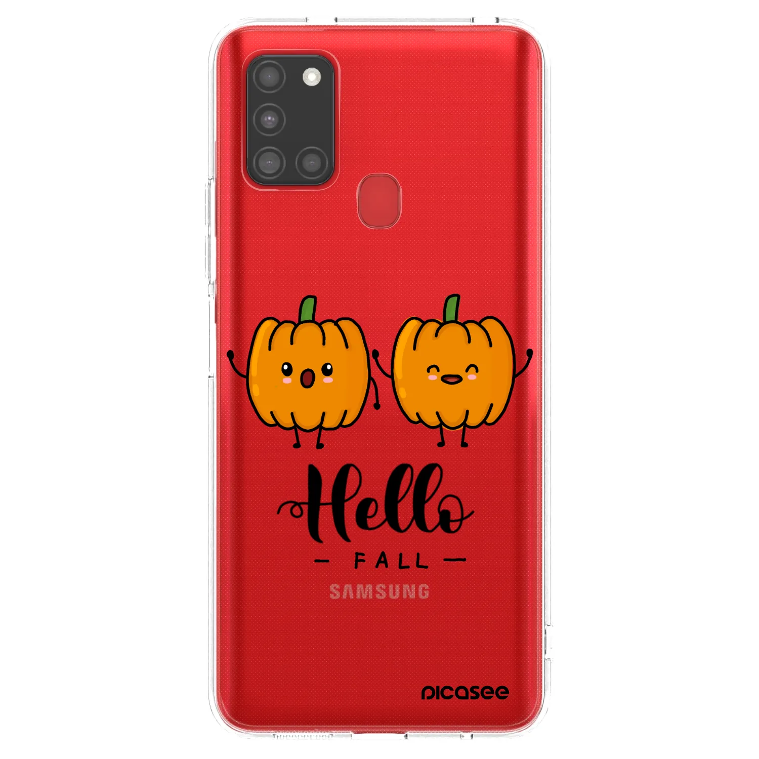 Picasee husă transparentă din silicon pentru Samsung Galaxy A21s - Hallo Fall
