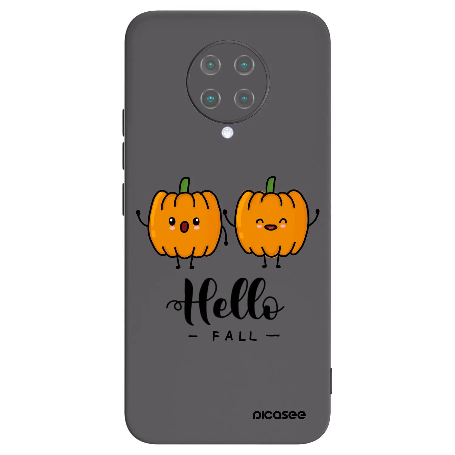 Picasee husă neagră din silicon pentru Xiaomi Poco F2 Pro - Hallo Fall