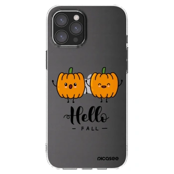 Picasee husă transparentă din silicon pentru Apple iPhone 12 Pro Max - Hallo Fall