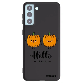 Picasee husă neagră din silicon pentru Samsung Galaxy S21+ 5G G996F - Hallo Fall