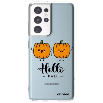 Picasee husă transparentă din silicon pentru Samsung Galaxy S21 Ultra 5G G998B - Hallo Fall