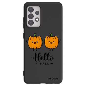 Picasee husă neagră din silicon pentru Samsung Galaxy A52 5G A525F - Hallo Fall